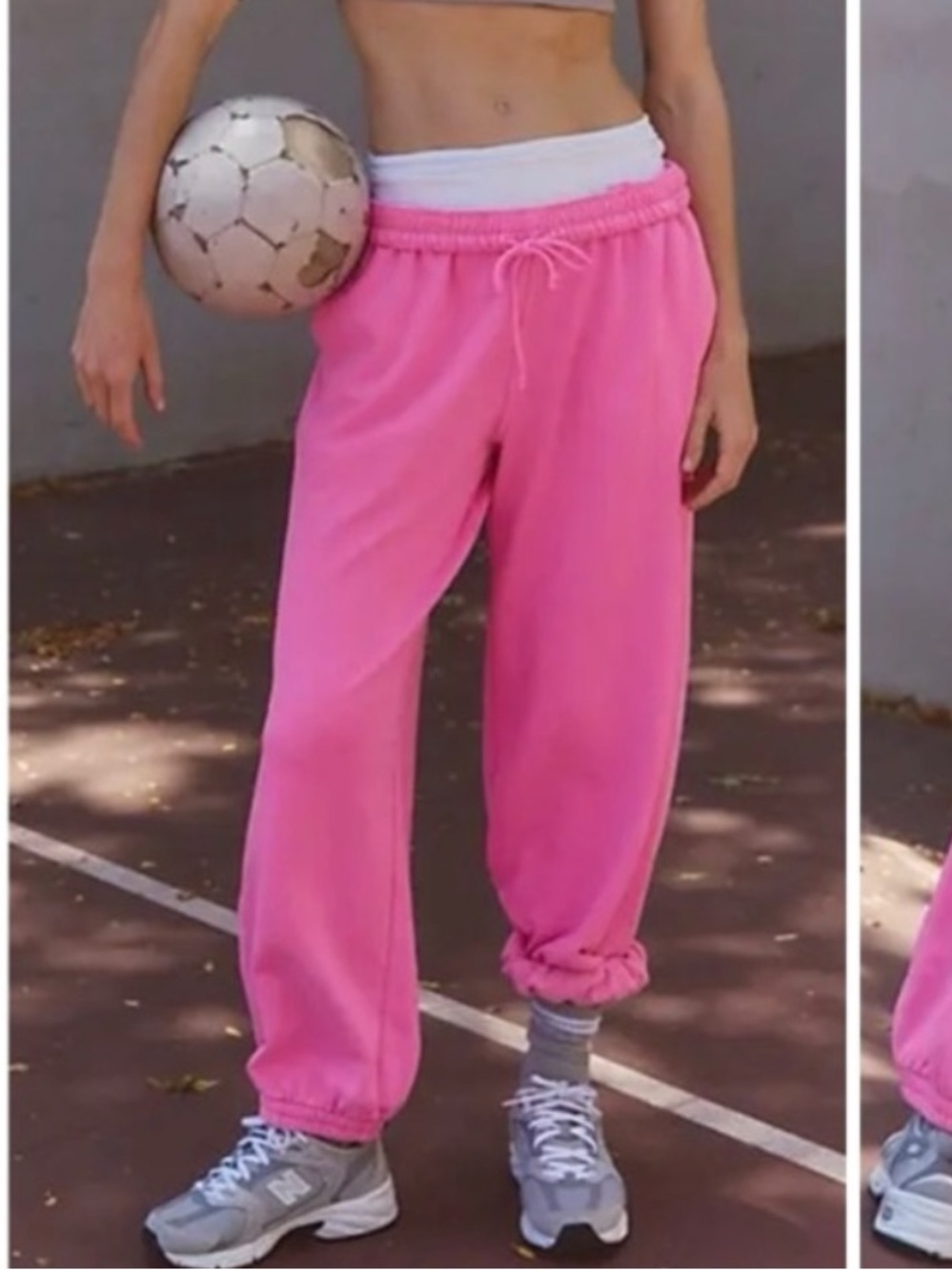 Free People FP Movement All Star Solid Pants - Fuschia Flirt Neon Pink - NWT